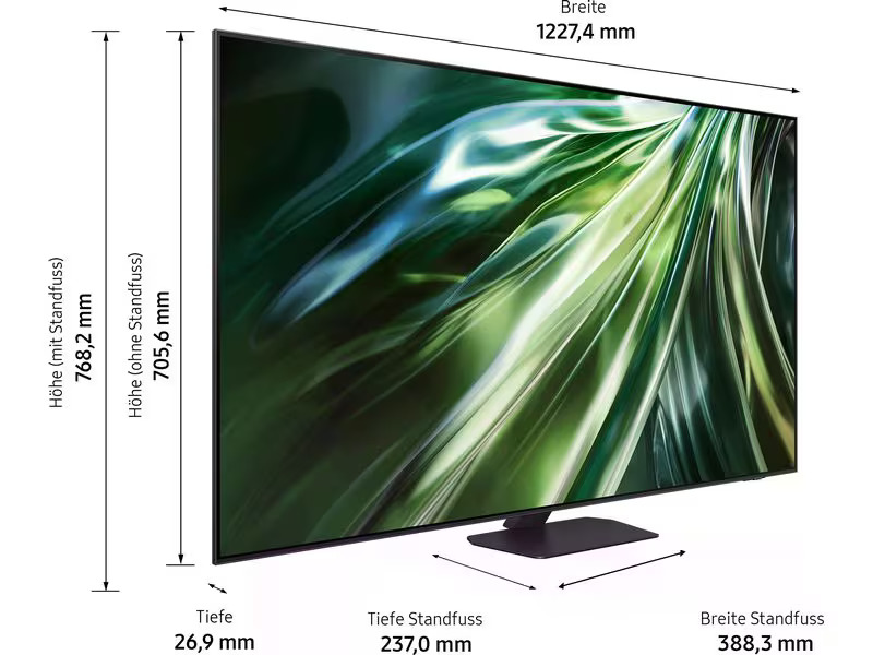 Samsung TV QE55QN90D ATXXN 55, 3840 x 2160 (Ultra HD 4K), QLED