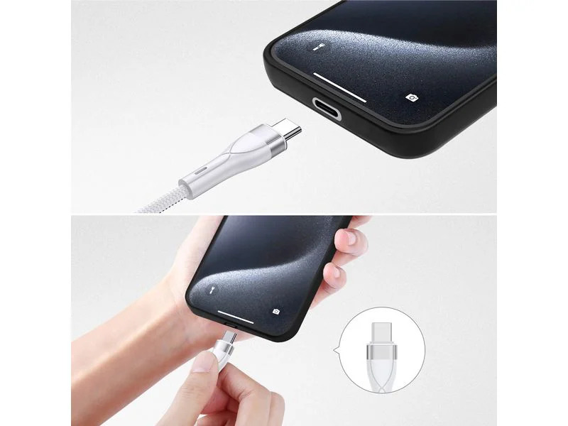 4smarts USB-Ladekabel USB-C/A Multi-Ladekabel 4in2 1.2 m, Weiss