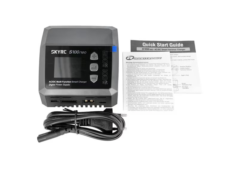 SKYRC Ladegerät S100 Neo 100W AC / 200W DC, 1-6S