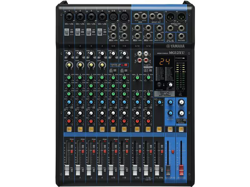 Yamaha Mischpult MG12XU - 12-Kanal, analog