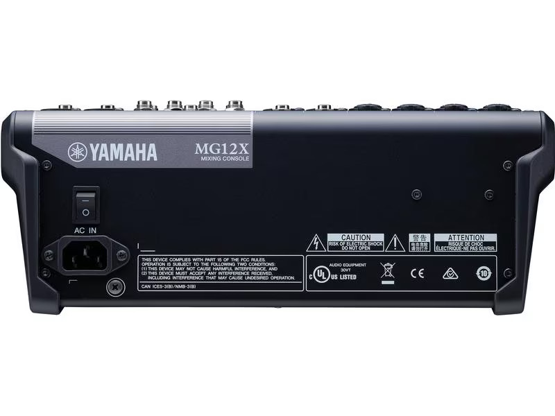 Yamaha Mischpult MG12X – 12-Kanal, analog
