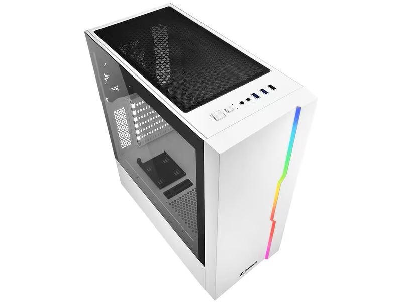 Sharkoon PC-Gehäuse RGB Slider Weiss
