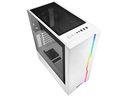 Sharkoon PC-Gehäuse RGB Slider Weiss