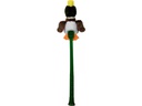 Hunter Hunde-Spielzeug Flingerz Furry Ente, Braun/Grün