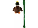 Hunter Hunde-Spielzeug Flingerz Furry Ente, Braun/Grün