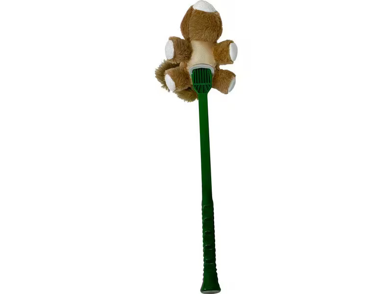 Hunter Hunde-Spielzeug Flingerz Furry Eichhörnchen, Braun/Grün