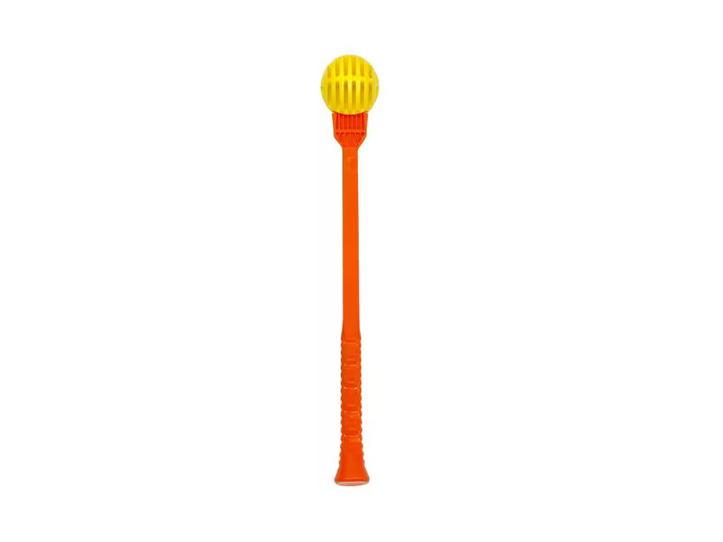 Hunter Hunde-Spielzeug Flingerz Ball mit Launcher, Orange/Gelb