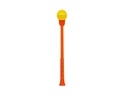 Hunter Hunde-Spielzeug Flingerz Ball mit Launcher, Orange/Gelb