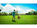 Hunter Hunde-Spielzeug Flingerz Ball mit Launcher, Orange/Gelb