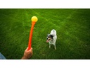 Hunter Hunde-Spielzeug Flingerz Ball mit Launcher, Orange/Gelb