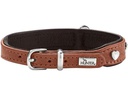 Hunter Halsband München Mini 30/XS, Rindsleder, Cognac/Schwarz