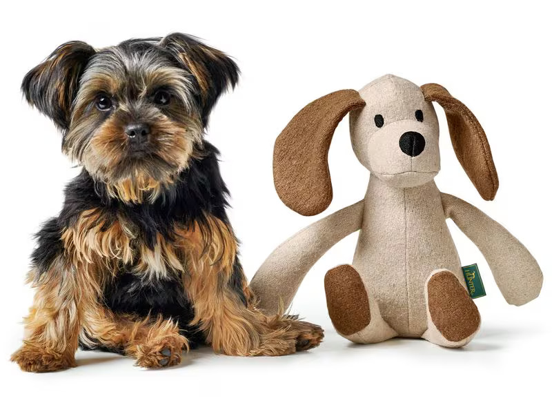 Hunter Hunde-Spielzeug Marle Hund, 35 cm, Hellbraun