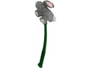 Hunter Hunde-Spielzeug Flingerz Furry Hase, Grün/Grau