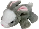 Hunter Hunde-Spielzeug Flingerz Furry Hase, Grün/Grau