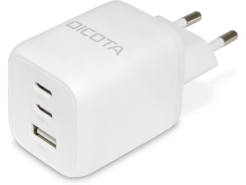 DICOTA USB-Wandladegerät 3Port GaN 65 W