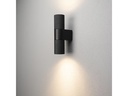 Konstsmide Wandleuchte Temi Up Down, 2 x GU10, 7W, Schwarz