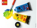 Marabu Bastelfarbe Kids Little Artist Art Box 6 x 36 ml, 10-teilig