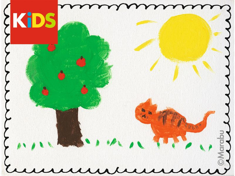 Marabu Bastelfarbe Kids Little Artist Art Box 6 x 36 ml, 10-teilig