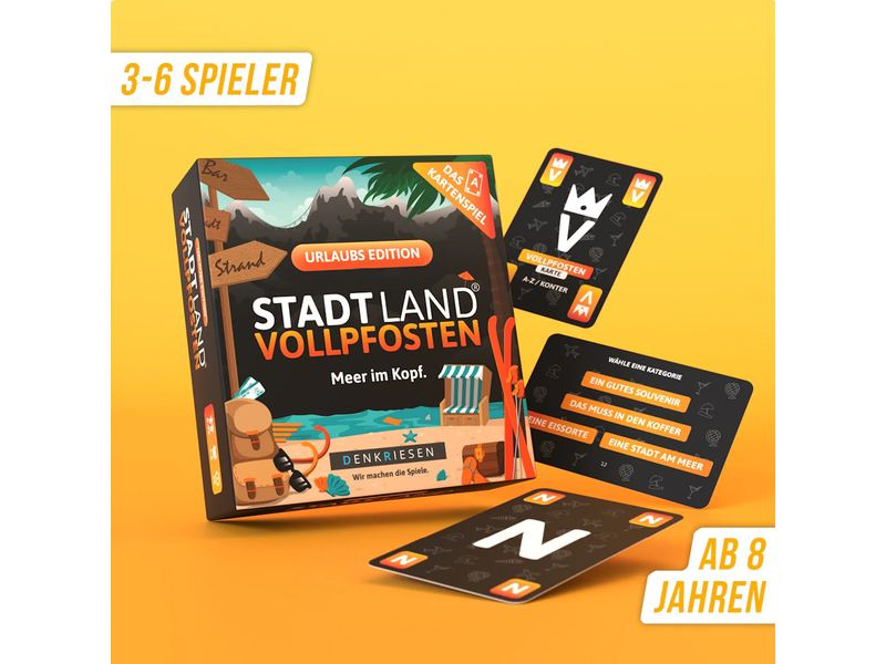 Denkriesen Partyspiel STADT LAND VOLLPFOSTEN – Meer im Kopf