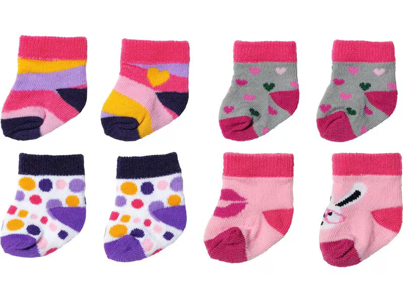 Baby Born Puppenkleidung Socken 2 Stück assortiert