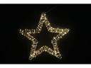 Dameco LED-Figur Stern, 150 LEDs, 5 x 40 cm, Silber