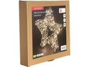 Dameco LED-Figur Stern, 100 LEDs, 5 x 30 cm, Silber