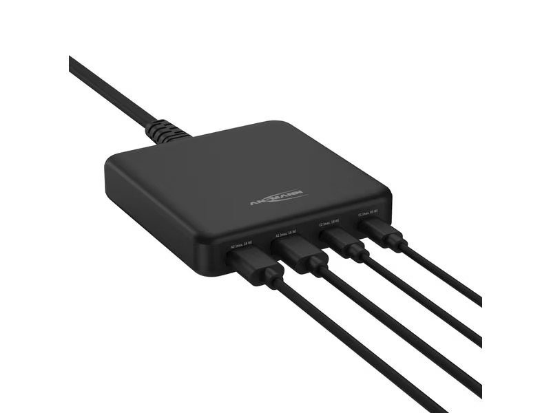 Ansmann Powerbank Desktop, 2 x USB-Typ-C, 65 W, DC465PD