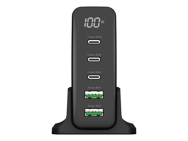 Ansmann Power Station Desktop, 140 W, 5 x USB
