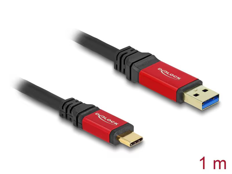 Delock USB-Kabel 10 Gbps USB A - USB C 1 m