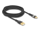 Delock USB 2.0-Kabel Schnelladefunktion 60W USB A - USB C 3 m
