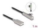 Delock USB 2.0-Kabel Schnelladefunktion 60 W USB A - USB C 1 m