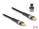 Delock USB 2.0-Kabel PD 3.0 100W USB C - USB C 2 m