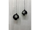 Dameco Weihnachtskugel 8 LEDs, Ø 12 cm, Schwarz