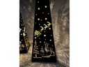 Dameco Tischdeko Pyramide Forest, 30 LEDs, 50 cm, Schwarz