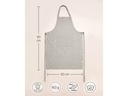 Esmée Kochschürze Louis Beige/Grau