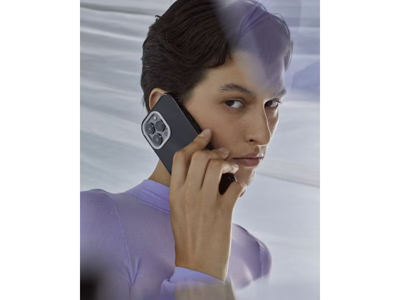 Nudient Back Cover Form MagSafe iPhone 15 Pro Black