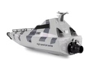 Amewi Militärboot Black Turbo Weiss, 420 mm, RTR
