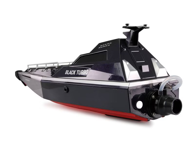 Amewi Militärboot Black Turbo Schwarz, 420 mm, RTR