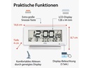 ADE Digitalwecker Weiss