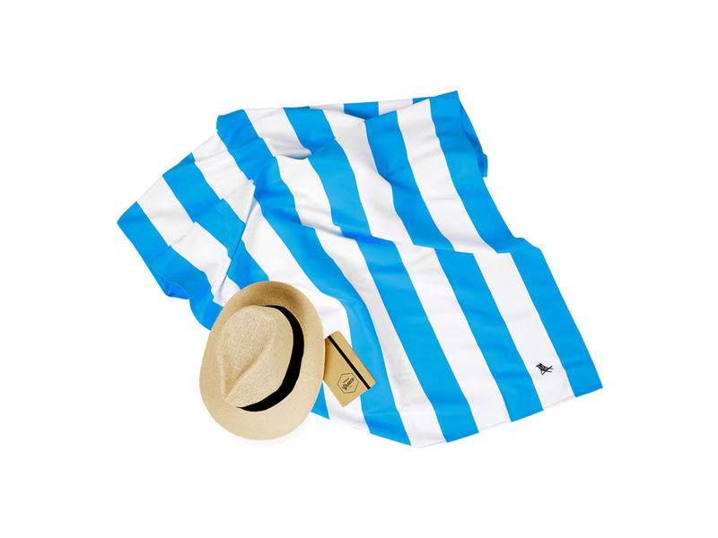 Dock &amp; Bay Strandtuch Cabana L, Blau/Weiss