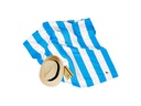 Dock &amp; Bay Strandtuch Cabana L, Blau/Weiss