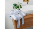 Dock &amp; Bay Bademantel Waffle Storm Cloud Blau/Weiss