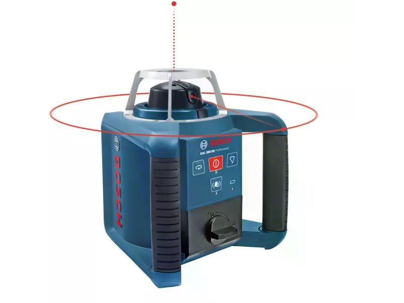 Bosch Professional Rotationslaser mit RC 1, WM 4 und LR 1,GRL 300 HV, 300 m