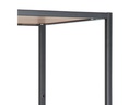 AC Design Regal Seaford 77 x 35 x 185 cm, Eiche/Schwarz matt