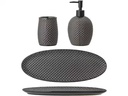 Bloomingville Seifenspender Hrin 3er Set, Anthrazit