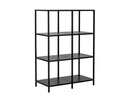 Bloomingville Regal Valde 80 cm x 114 cm, Schwarz