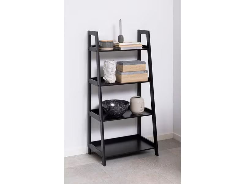 AC Design Regal Wally 63 x 40 x 130 cm, Schwarz