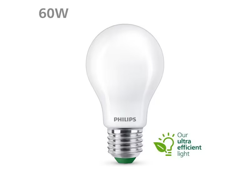 Philips Lampe LED CLA 60W A60 E27 2700K FR UE 3CT/4 EC Warmweiss