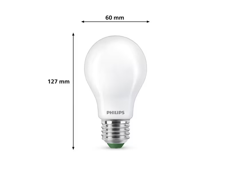 Philips Lampe LED CLA 60W A60 E27 2700K FR UE 3CT/4 EC Warmweiss