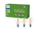 Philips Lampe LED CLA 40W A60 E27 2700K CL UE 3CT/4 EC Warmweiss